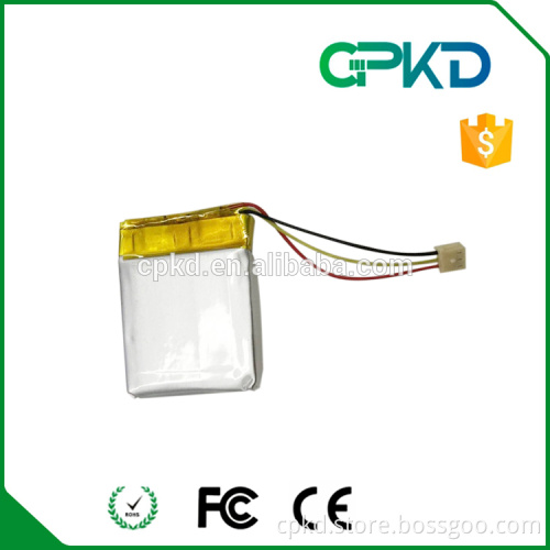 3.7V li ion rechargeable battery 402025 140mAh lipo battery